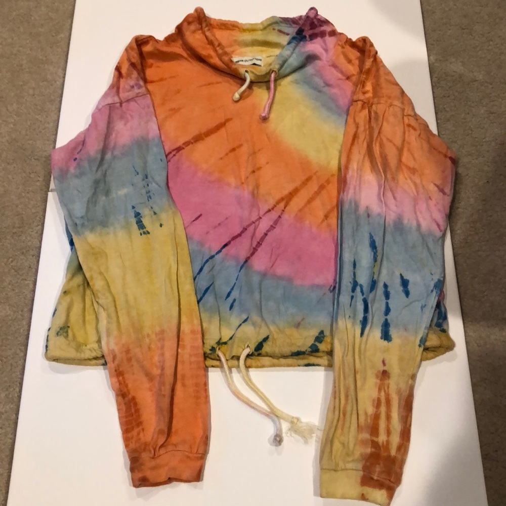 Urban outfitters draw string waist tie dye